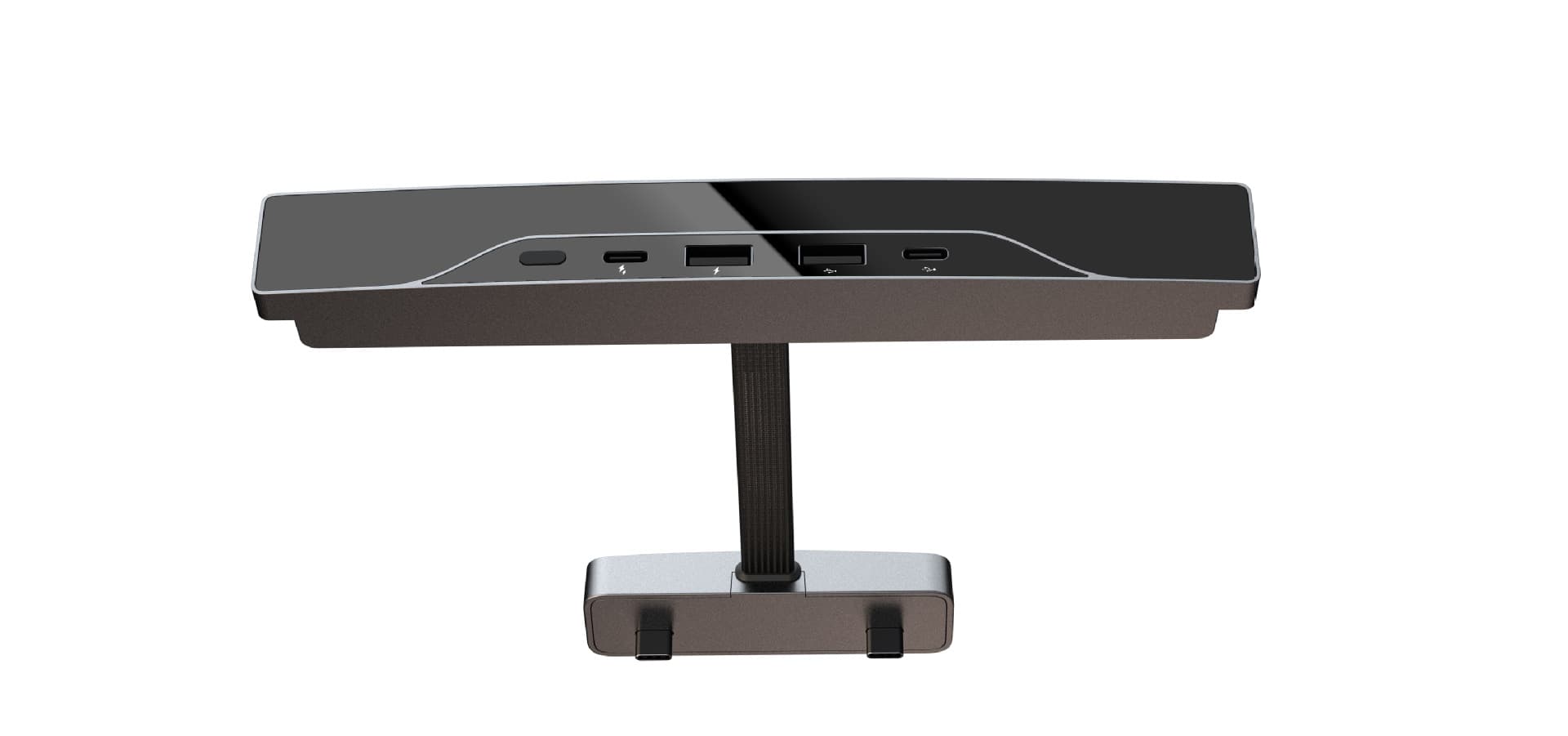 适用特斯拉中控拓展坞带27w快充流光渐变拾音RGB氛围灯改装