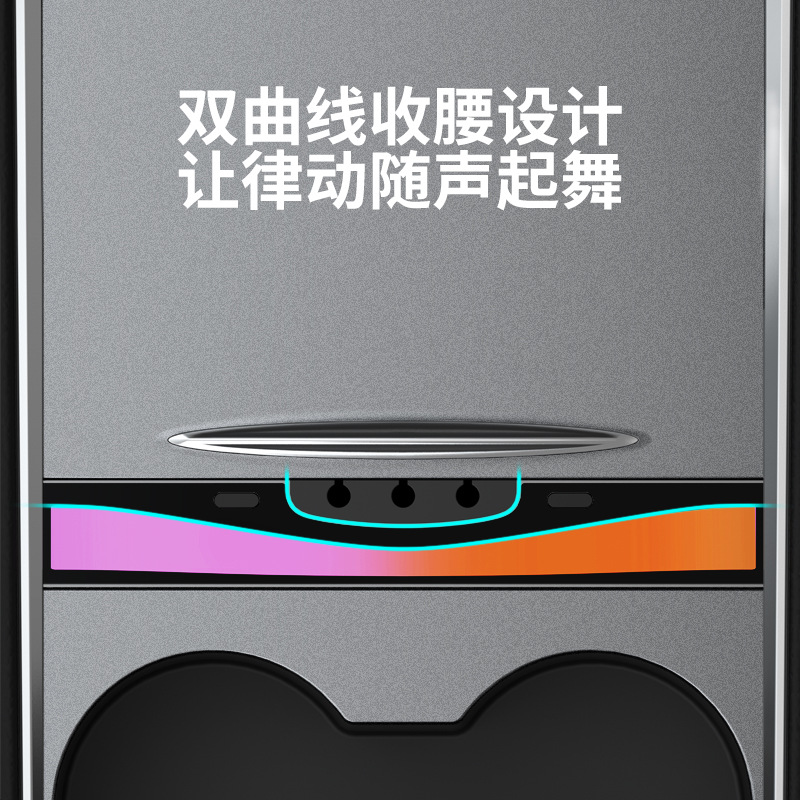 适用于特斯拉model3/Y拓展坞充电氛围灯中控转换头车载